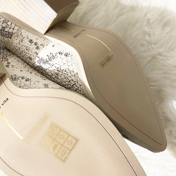 Dolce vita shanta western sock python boots - Picture 9 of 9